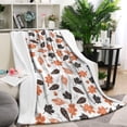 thumbnail image 1 of Autumn Fall Leaves Pattern Blanket,Comfortable Soft Flannel Throw Blanket,All Season,Warm Lightweight Blankets for Sofa Bed Couch Living Room Chair,60"x80", 1 of 4
