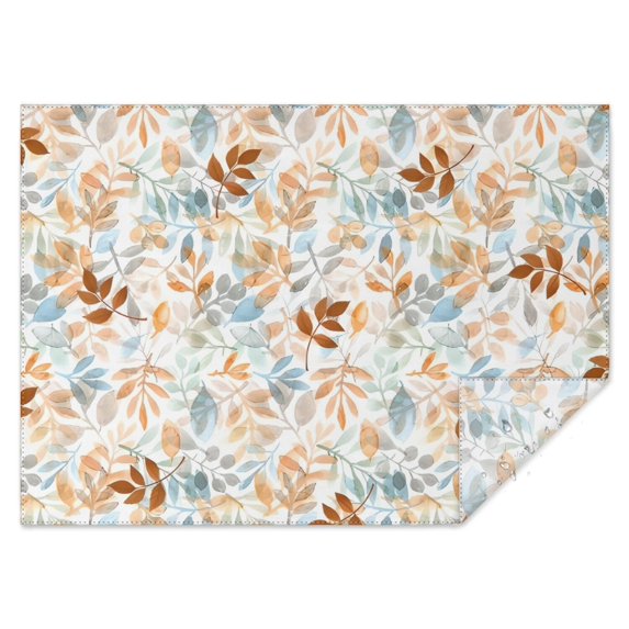Autumn Fall Leaves Pattern Rectangle Tablecloth 60"x84",Waterproof Polyester Rectangle Table Cloth, Wipeable Spillproof Polyester Tablecloth for Dining, Camping, Indoor and Outdoor