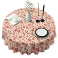 thumbnail image 1 of Autumn Fall Leaves Pattern Round Tablecloth 60" X 60",Wrinkle Wipeable Table Cloth for Kitchen Dining Room Picnic Patio Party, 1 of 6