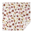 thumbnail image 1 of Autumn Fall Leaves Pattern Square Tablecloth,Waterproof Square Table Cover,Wipeable Spillproof Washable Table Cover for Home Kitchen Party Decor 42"X42"(107x107cm), 1 of 6