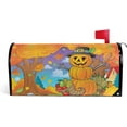 thumbnail image 1 of Autumn Fall Pumpkin Magnetic Mailbox Cover Harvest Mailbox Wrap Post Letter Box Cover Home Decorative for Standard Mailboxes, 1 of 6