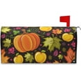 thumbnail image 1 of Autumn Fall Pumpkin Maple Leaves Magnetic Mailbox Cover Mailbox Cover Magnetic Mailbox Wraps Post Letter Box Cover Garden Standard Size 21 X 25 inch, 1 of 6