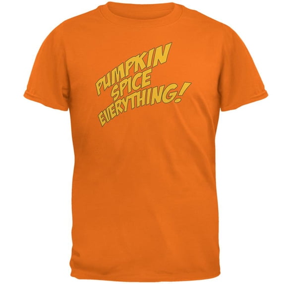 Autumn Fall Pumpkin Spice Everything Mens T Shirt