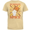 thumbnail image 1 of Autumn Fall Pumpkin Spice Revolution Raised Fist Mens T Shirt Yellow Haze SM, 1 of 1