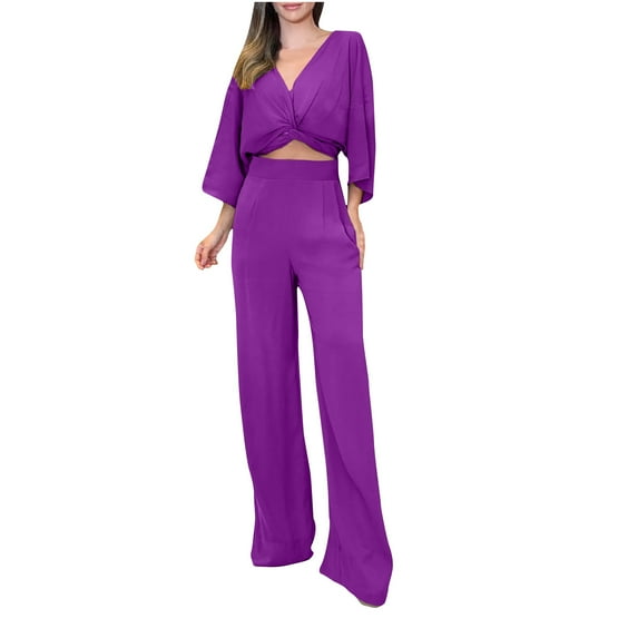 Autumn Fashion Plus Size Two Piece Sets for Women Casual Long SLeeve Coat+ Short Sleeve Elastic Waist Pant 3pc Set Presents for Womens