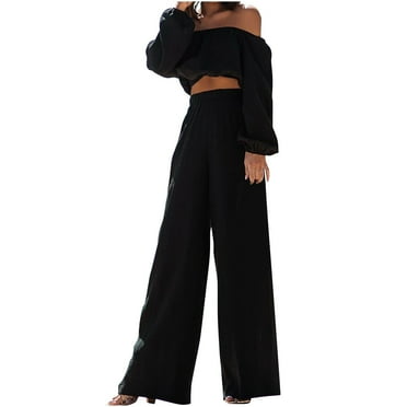 Autumn Fashion Plus Size Two Piece Sets for Women Casual Solid Color Lapel Button Long Sleeved Pants Two-piece Set Gifts for Womens Up To 65% off!