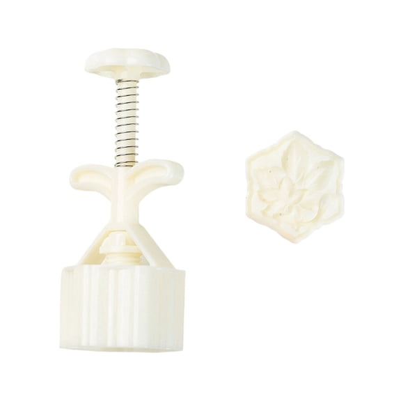 Autumn Festival Fall Hexagon Cake Molds Hand Press Grade Plastic Baking Tool For Homemades Pastries