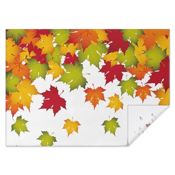 Autumn Festival Tablecloth Rectangle 60x84, Fall-themed Table Cover with Plaid Borders - Wrinkle Resistant Decor for Dining Room & Holiday Entertaining