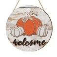 Autumn Festival Wooden Pumpkin Sign Home Crafts Door Sign