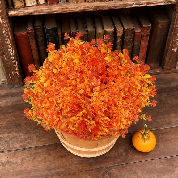 Autumn Camellia Floral Arrangement with Realistic Flowers for Seasonal Wedding Centerpiece Home