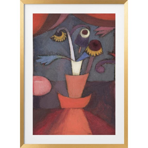 Autumn Flower 1922 Framed Art Modern Wall Decor