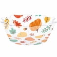 thumbnail image 1 of Autumn Fluted Plastic 8-inch Bowl, 1 of 1