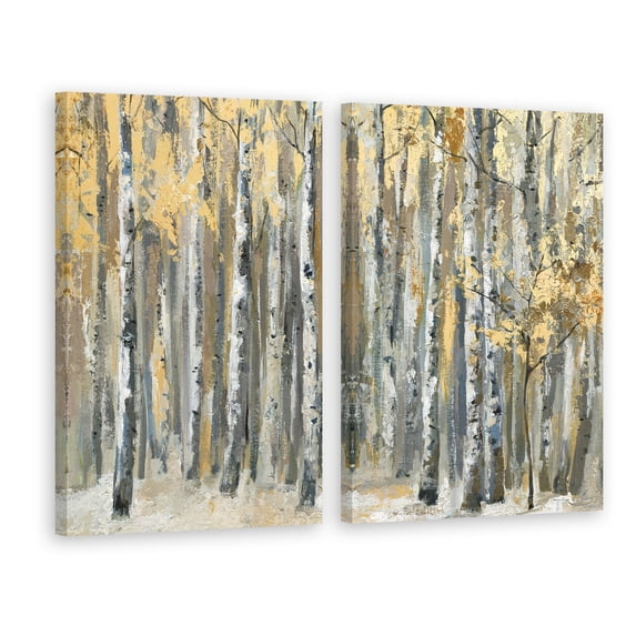 Autumn Forest Diptych