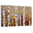 Rustic Fall Thumbnail Autumn Forest Landscape Canvas Wall Art, Fall Nature Scenery Picture ...
