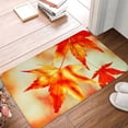 Autumn Forest Maple Leaf Print Pattern Floor Mat Home Living Room Bedroom Bathroom Entrance ...