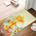 Autumn Forest Maple Leaf Print Pattern Floor Mat Home Living Room Bedroom Bathroom Entrance ...