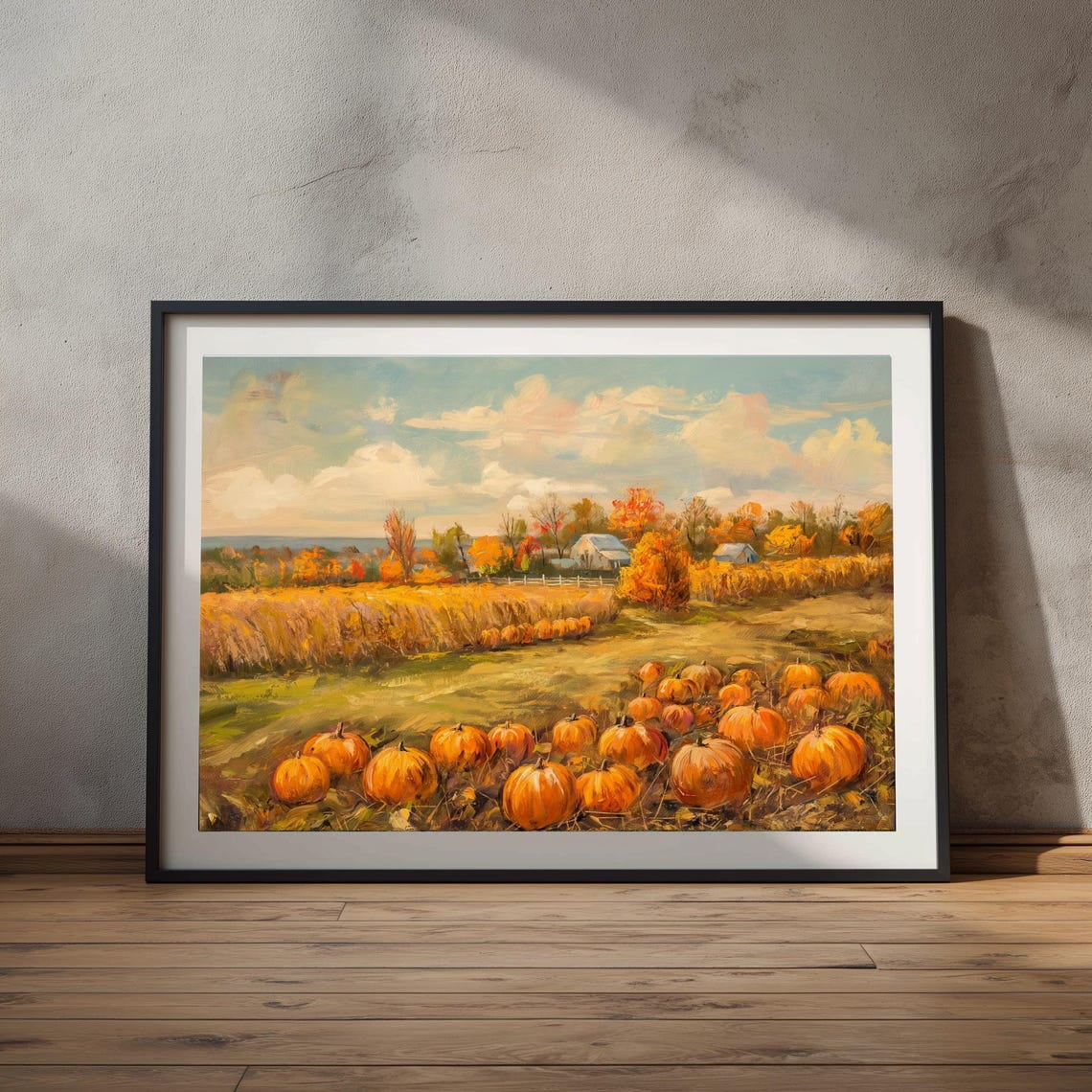 Autumn Forest Path Style Vintage Fall Poster Art, Rustic Landscape ...