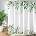thumbnail image 1 of Autumn Forest Waterfall Shower Curtain - Fall Scenic Jungle Natural Scenery, Seasonal Landscape Tree River Stone, Polyester Fabric Bathroom Decor Set with Hooks, Adds a Warm and Cozy Touch to Your Bat, 1 of 6