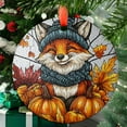 thumbnail image 1 of Autumn Fox Ornament Suncatcher, Symbol Fall Ornament, Autumn Leaves Window Hangings, Gift for Mom, Thanksgiving, Fox lovers gift, 2025, Holiday 2025, Festive Home Accent,, 1 of 5