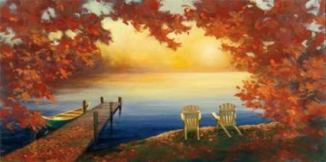 Autumn Glow Crop v2 Canvas Art - Julia Purinton (10 x 20)