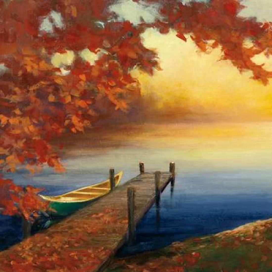 Autumn Glow III Canvas Art - Julia Purinton (24 x 24)