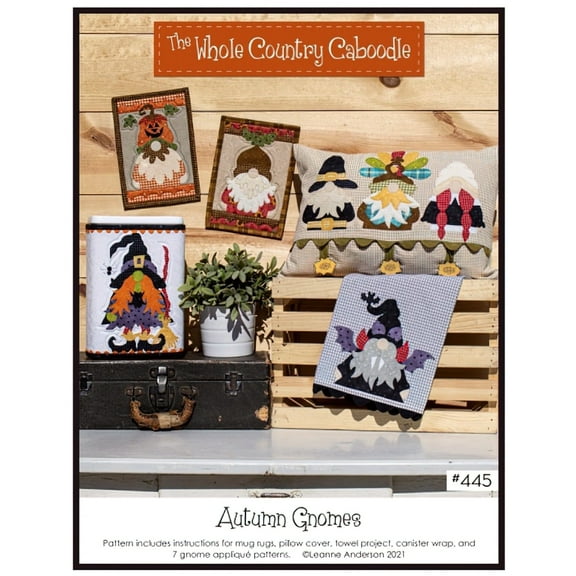 Autumn Gnomes Pattern by The Whole Country Caboodle
