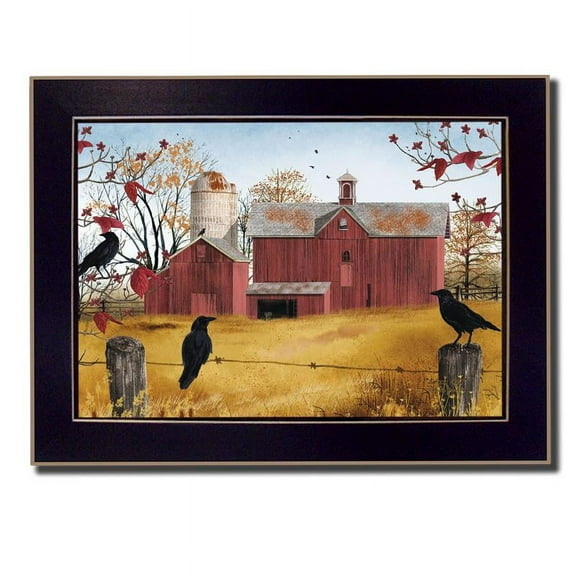 "Autumn Gold" By Billy Jacobs, Printed Wall Art, Ready To Hang, Black Frame