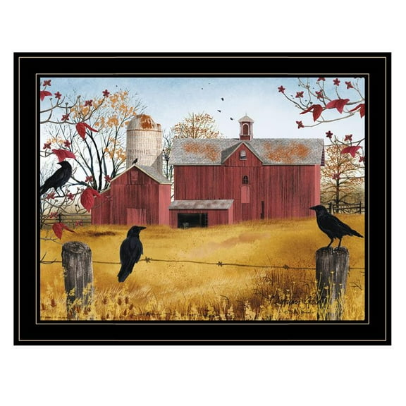 Autumn Gold by Billy Jacobs Printed Framed Wall Art Wood Multi-Color