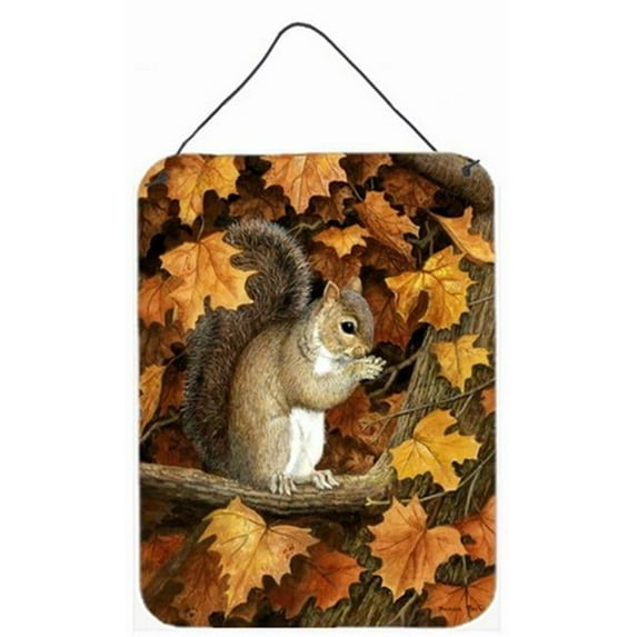 Autumn Grey Squirrel by Daphne Baxter Wall or Door Hanging Prints