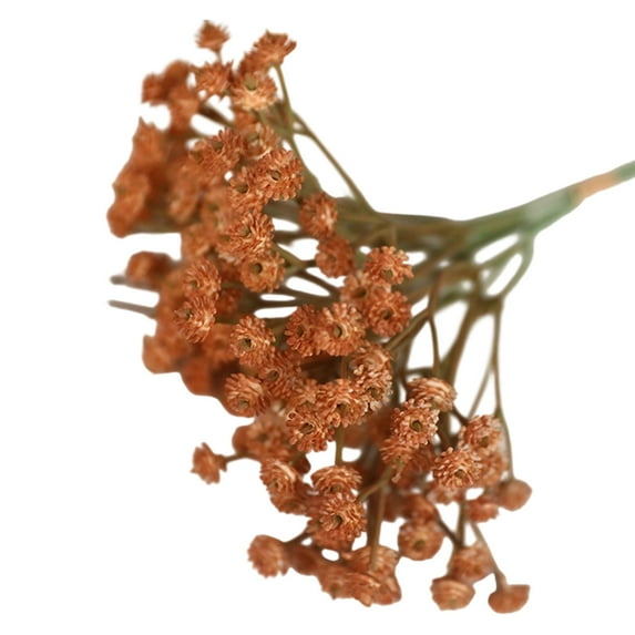 Autumn Gypsophila Flower Arrangement Realistic Bouquet Centerpiece for Home Wedding Party Interior Decoration