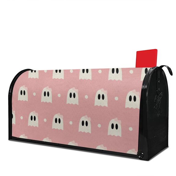 Autumn Halloween Mailbox Cover with Trick or Treat Bat Motif 21x25.5 inches Magnetic Mailbox Cover