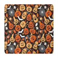 thumbnail image 1 of Autumn Halloween Pumpkin Pattern Square Fitted Tablecloth with Elastic Edge,Square Table Cover,Washable Elastic Table Cover for Home Kitchen Party Decor 34"x34", 1 of 6