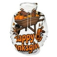 thumbnail image 1 of Autumn Happy Thanksgiving Turkey 3d Sweatshirts Hoodie Fashion Casual Personality Men's Women Street Hoodie Pullovers Long Sleeve Comfortable Top, 1 of 6