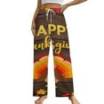 thumbnail image 1 of Autumn Happy Thanksgiving Turkey Pajama Pants Comfortable Elastic Waist Pajamas Fashion Sleepwear Bottoms Plus Size Homewear, 1 of 6