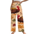thumbnail image 1 of Autumn Happy Thanksgiving Turkey Pajama Pants Comfortable Elastic Waist Pajamas Fashion Sleepwear Bottoms Plus Size Homewear, 1 of 6
