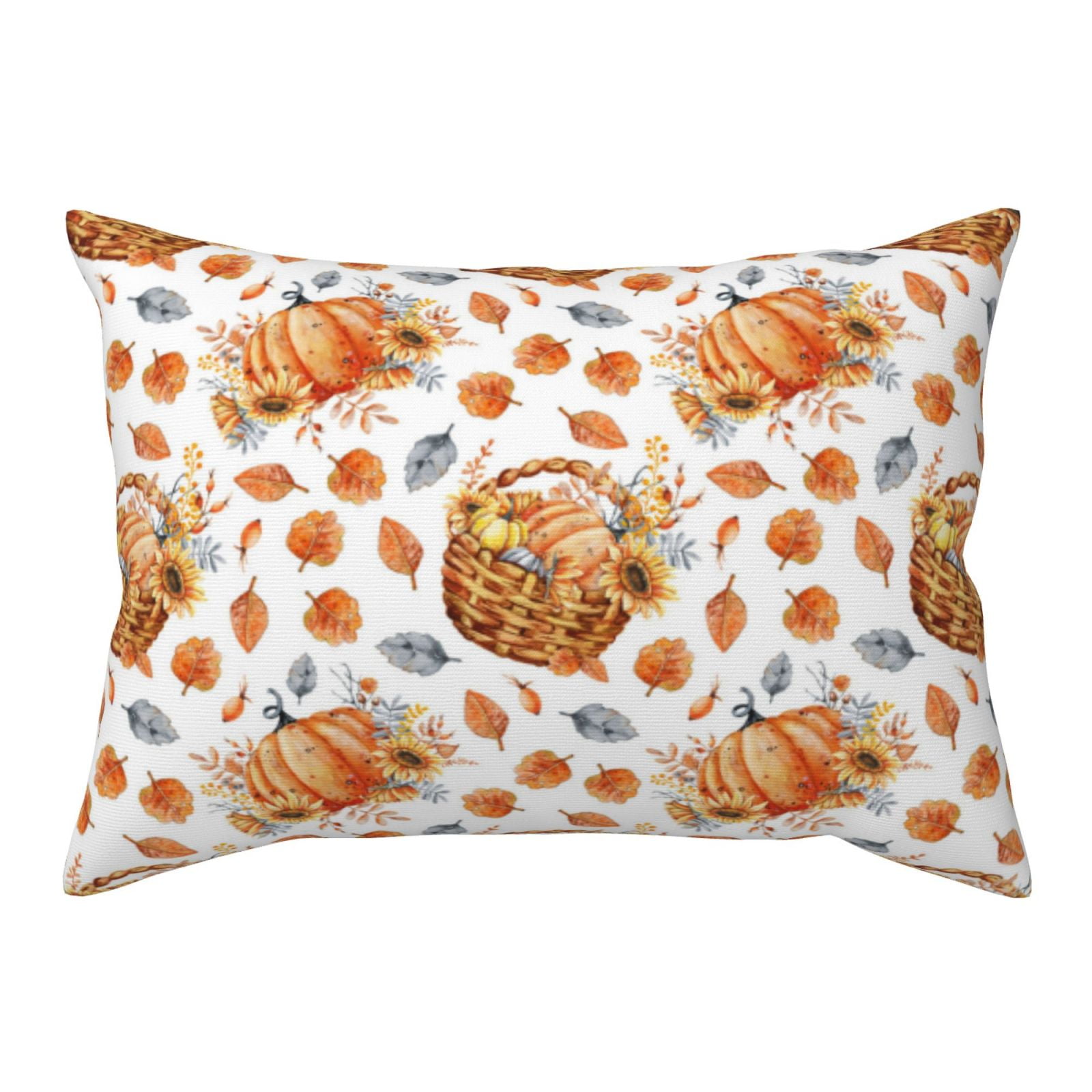 Autumn Harvest Baskets Super Soft Pillow Case 20x26, Breathable