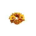 thumbnail image 1 of Autumn Harvest Candle Ring Wreath | Faux Maple Leaf Berry Pinecone Decorative Centerpiece | 1Pc 10.24in Plastic Wreath for Thanksgiving Table Decor, 1 of 6