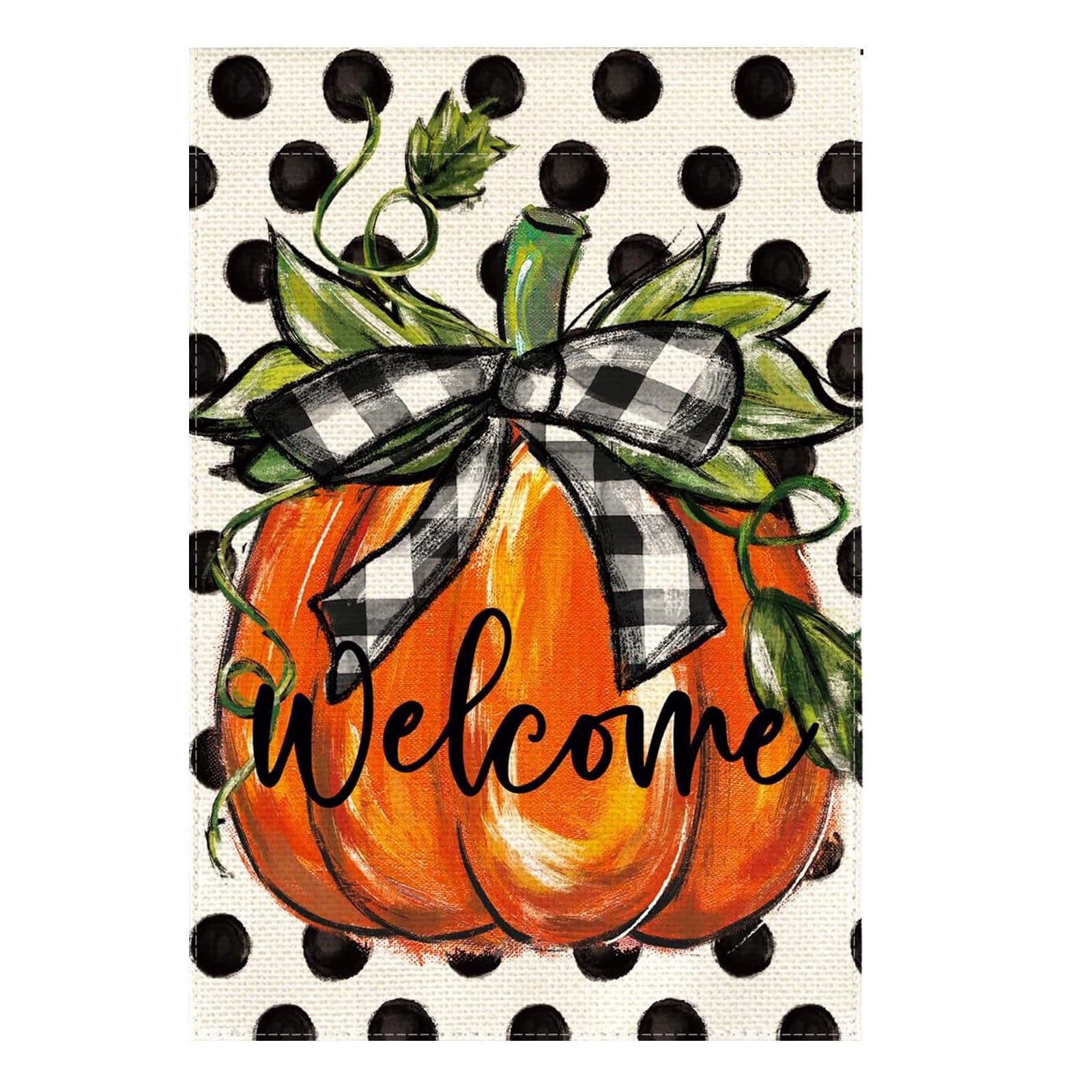 Autumn Harvest Celebration Garden Banner Linen Flag for Outdoor ...
