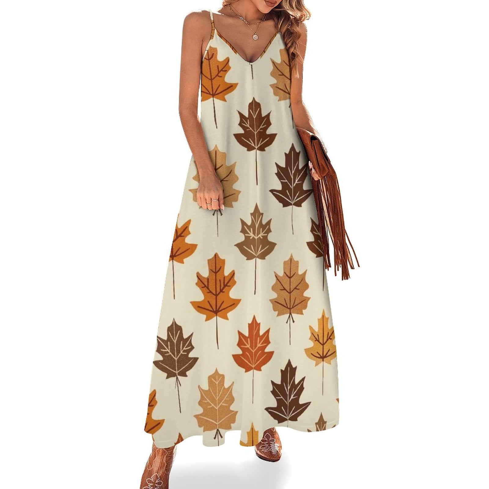 women's thanksgiving dress Dresses Women Animal Hollow out Dresses Hip Hop Pleating Maple Leaf Vestido Sexy Sleeve Length Thanksgiving Outfits | Shop Thanksgiving