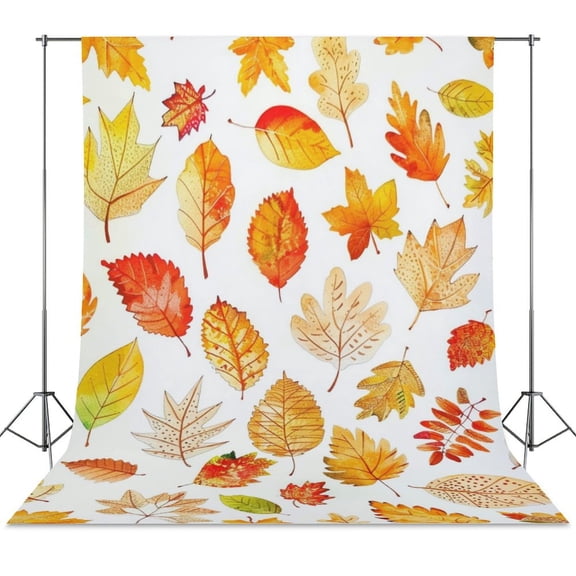 Autumn Harvest Maple Leaves Thanksgiving Spring Backdrop Backdrops for Photography Photo Background Nature Scenery Banner