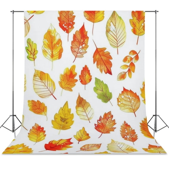 Autumn Harvest Maple Leaves Thanksgiving Spring Backdrop Backdrops for Photography Photo Background Nature Scenery Banner