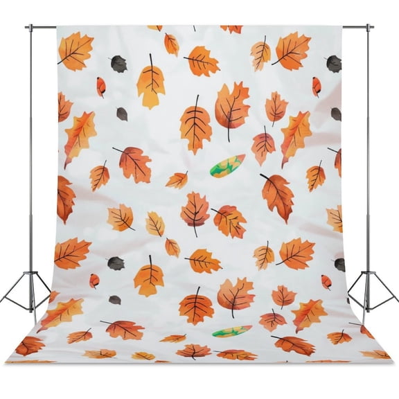 Autumn Harvest Maple Leaves Thanksgiving Spring Backdrop Backdrops for Photography Photo Background Nature Scenery Banner