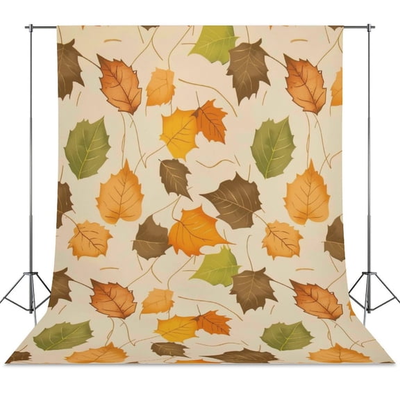 Autumn Harvest Maple Leaves Thanksgiving Spring Backdrop Backdrops for Photography Photo Background Nature Scenery Banner