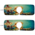 thumbnail image 1 of Autumn Harvest Pumpkin Sink Splash Guard for Faucet 2 Packs Faucet Absorbent Mats, Cute Fall Scarecrow Faucet Handle Drip Catcher Quickly Drying Mat for Kitchen Counter Bathroom RV, 14.9"x5.5", 1 of 7
