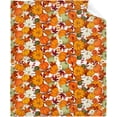 thumbnail image 1 of Autumn Harvest Pumpkins Print Flannel Blanket for Autumn Winter Gifts Warm Cozy Soft Funny Print Throw for Bed Couch Sofa 50\u201d×40\u201d Small for Kid, 1 of 6