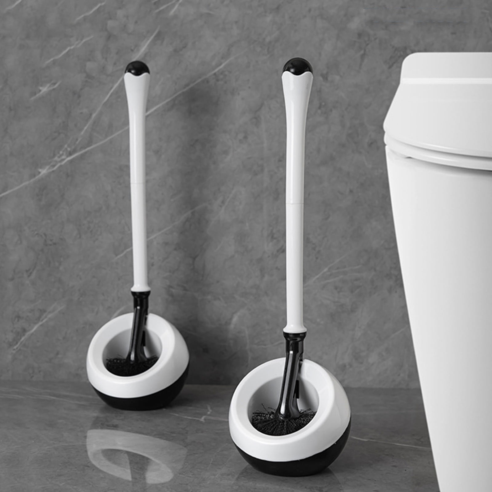 Autumn Home &Kitchen New Toilet Brush with Hard Bristles Bathroom