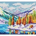 thumbnail image 1 of Autumn In The Mountains SM-613 Cross-Stitch Kit by MP Studia, 1 of 1
