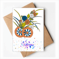 thumbnail image 1 of Autumn Japanese Culture Flower Welcome Back Greeting Cards Envelopes Blank, 1 of 4
