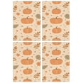 thumbnail image 1 of Autumn Kitchen Towels 4-Piece, Maple and Pumpkin Print, Absorbent Dish Towels, Soft Decorative for Farmhouse, 1 of 3