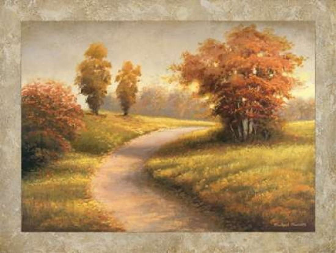 Autumn Lane II Canvas Art - Michael Marcon (18 x 24)